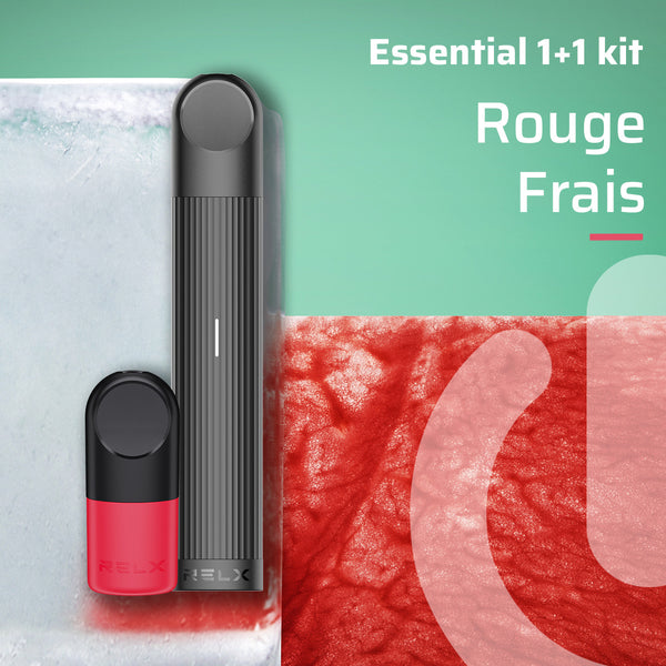 RELX Vape pen Essential Kit Rouge Frais
