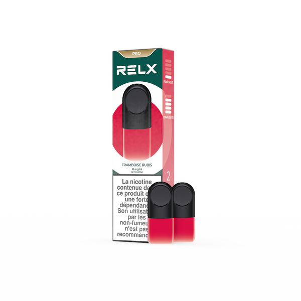 RELX fr-Pod-Pro-FRAMBOISE-RUBIS-18mg/ml-Nicotine pkg&p
