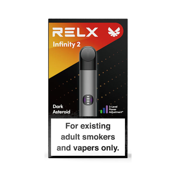 RELX France Vape Pen Relx infinity 2 Device Dark Asteroid Color Colour Package RELX Français Dispositif  Couleur Astéroïde Sombre Pack


