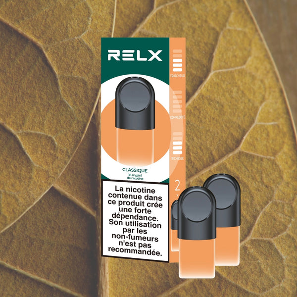 Shop RELX France Vape Pod RELX Pod Pro Classic Tobacco Price EUR7.99 Achetez RELX Français Vape Pod CLASSIQUE TOBACCO Prix €7.99 Commandez maintenant
