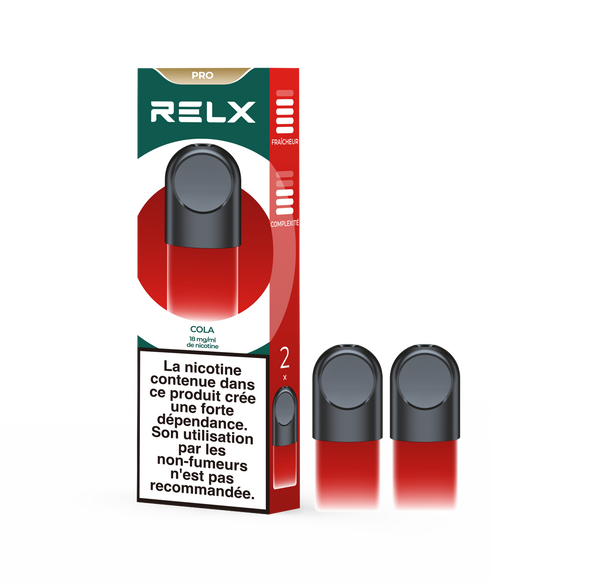 Shop RELX France Vape Pod RELX Pod Pro Classic Tobacco Price EUR7.99 Achetez RELX Français Vape Pod Cola Prix €7.99 Commandez maintenant
