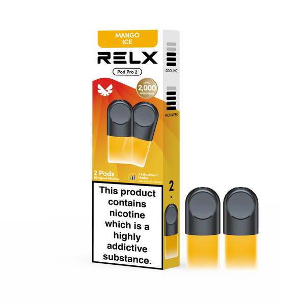 Shop RELX Français Vape Pod  Prix Mangue_Glacee €7.99 Commandez maintenant
