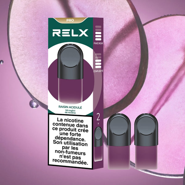 Shop RELX France Vape Pod RELX Pod Pro Grape Price EUR7.99 Achetez RELX Français Vape Pod RAISIN ACIDULÉ Prix €7.99 Commandez maintenant
