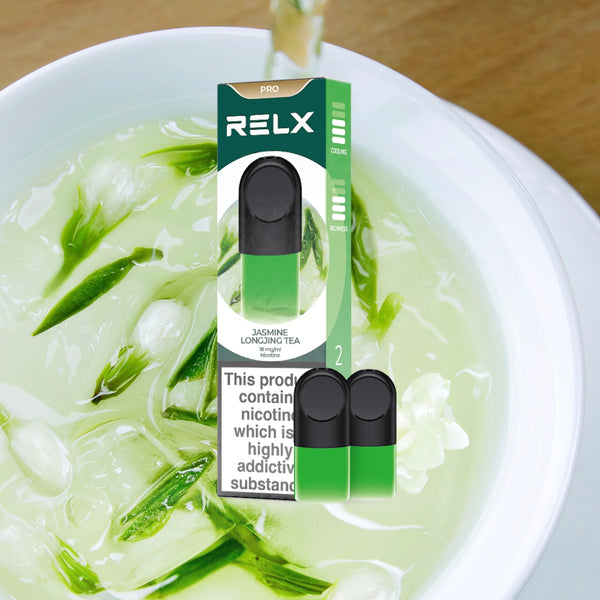 Shop RELX Français Vape Pod  Prix The_Longjing_au_Jasmin €7.99 Commandez maintenant
